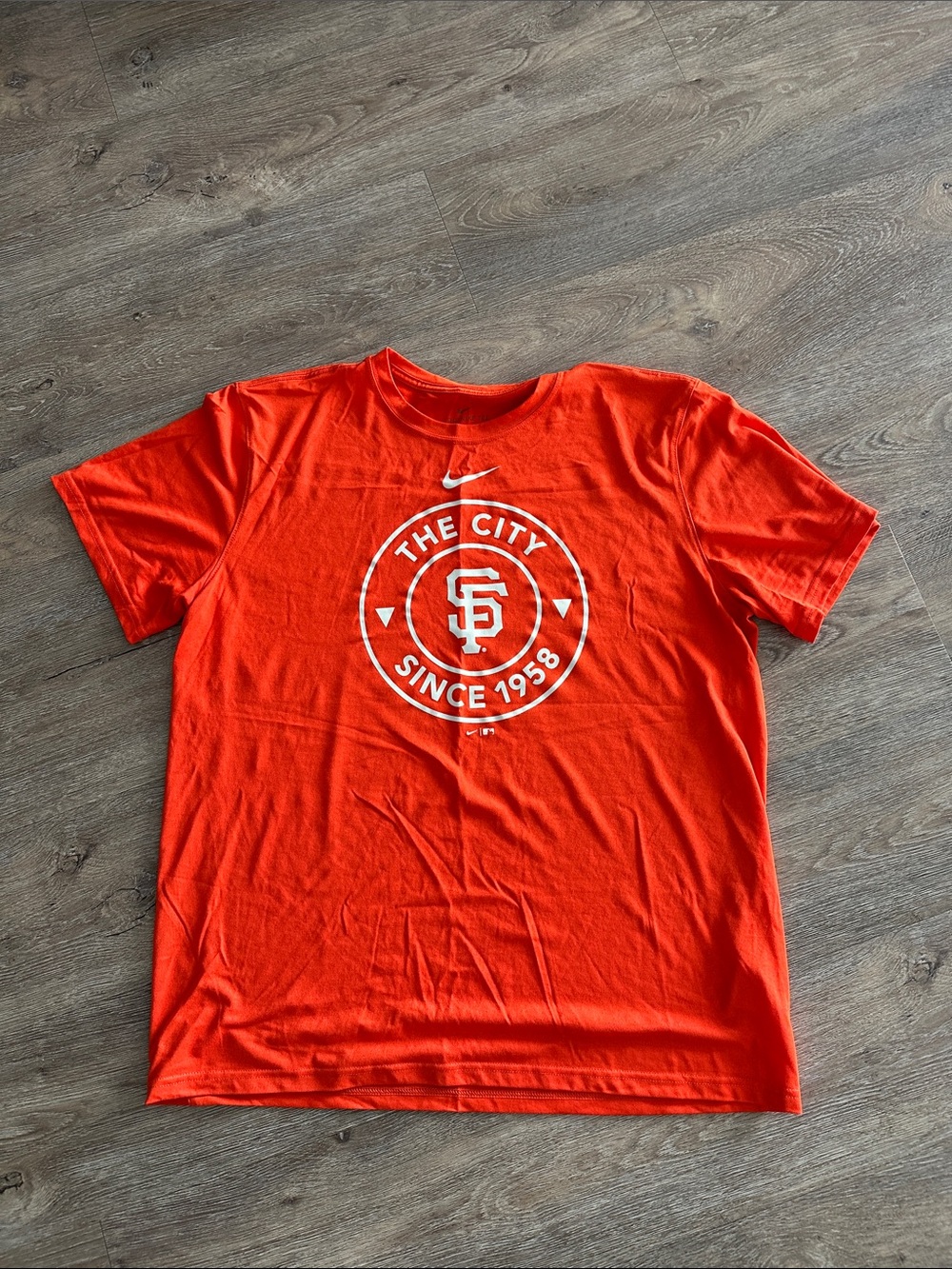 Nike Men’s Orange San Francisco Giants 'The City' DriFit Tee